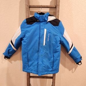 obermeyer Teen Boys Blue Warm Ski Jacket/Coat- Size Large